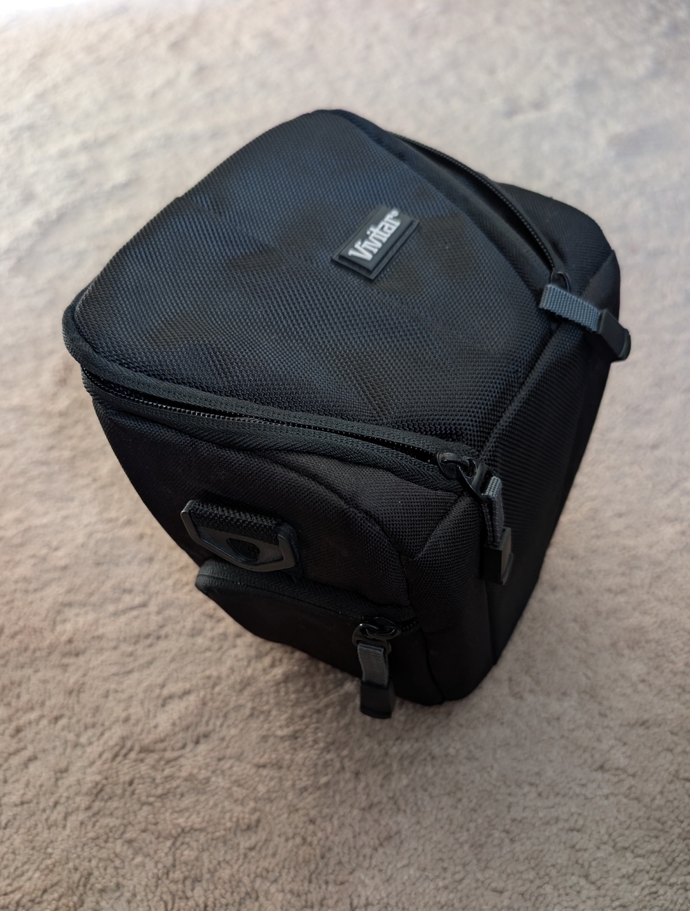 Black Camera Bag - Compact Protective Case